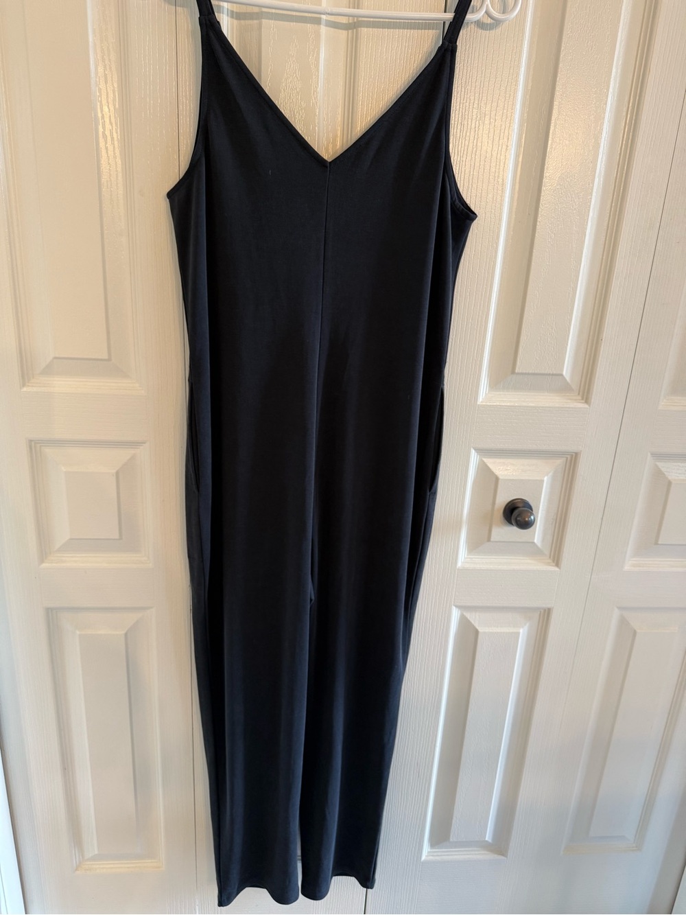 Gentle Fawn Black V-Neck Slip Top